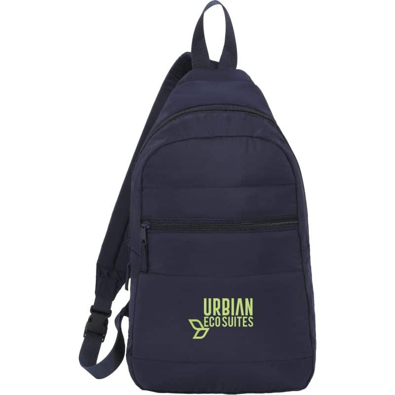 Custom Puffer Recycled Sling Backpack - 2