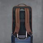 Custom Oxford - 16" Laptop Backpack with Luggage Strap - 2