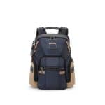 Custom Tumi Alpha Bravo Navigation Backpack- Midnight Navy/Khaki