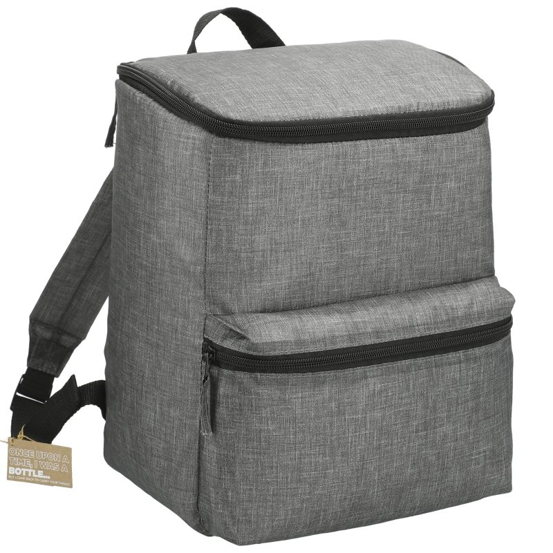 Custom Excursion rPET Constructed Adjustable 20 Can Backpack Cooler - 4