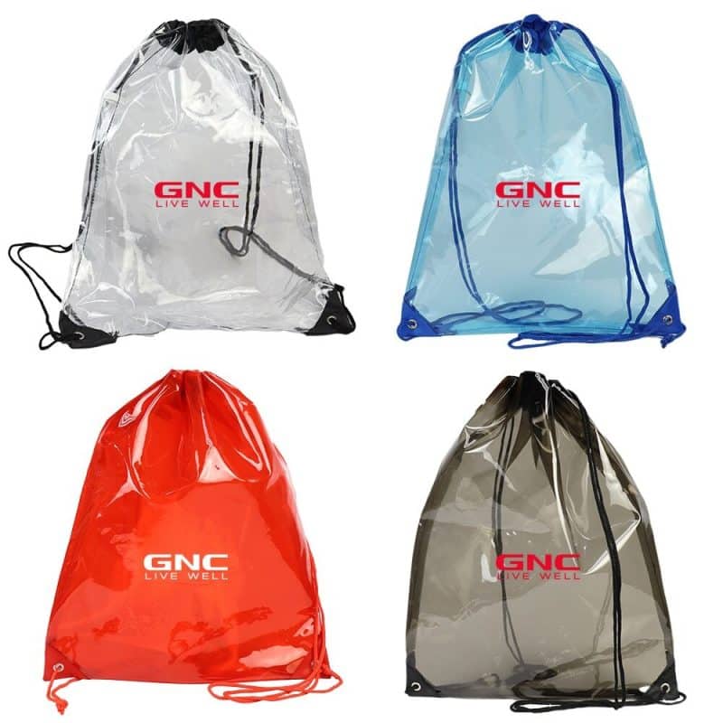 Custom Phoenix Clear Drawstring Backpack