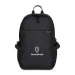 Custom Renew rPET Computer Backpack - Black
