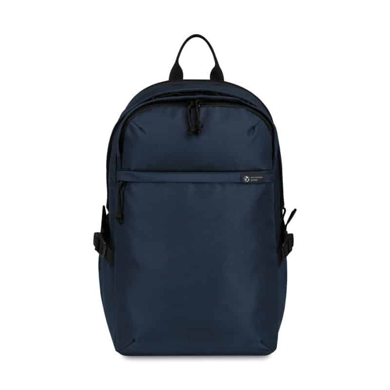 Custom Renew rPET Computer Backpack - Navy - 1