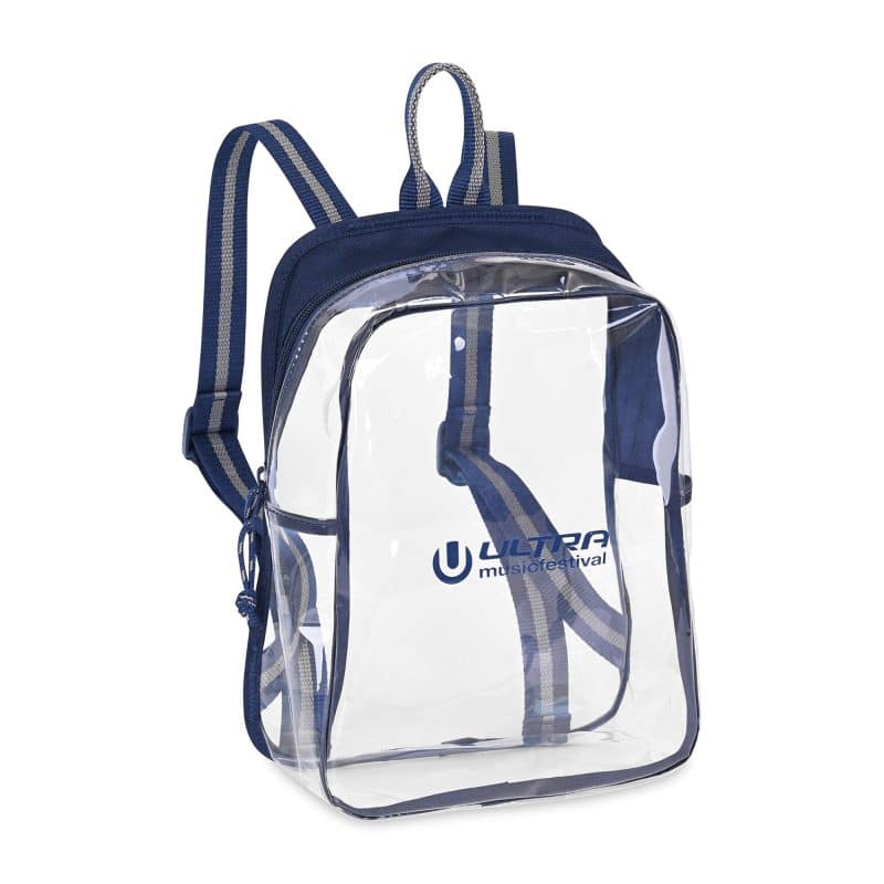 Custom Sigma Clear Mini Backpack - Navy - 2
