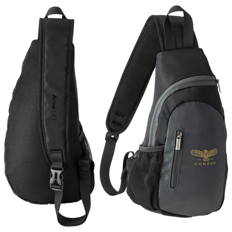 Custom AeroLOFT® Crossbody Sling Backpack - 4