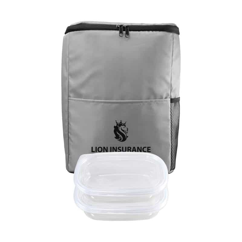 Custom Handy Sporty Cooler Backpack Set - 6