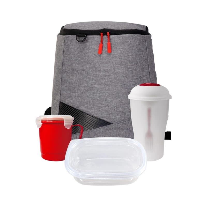 Custom Handy Soup & Salad Backpack Set - 9