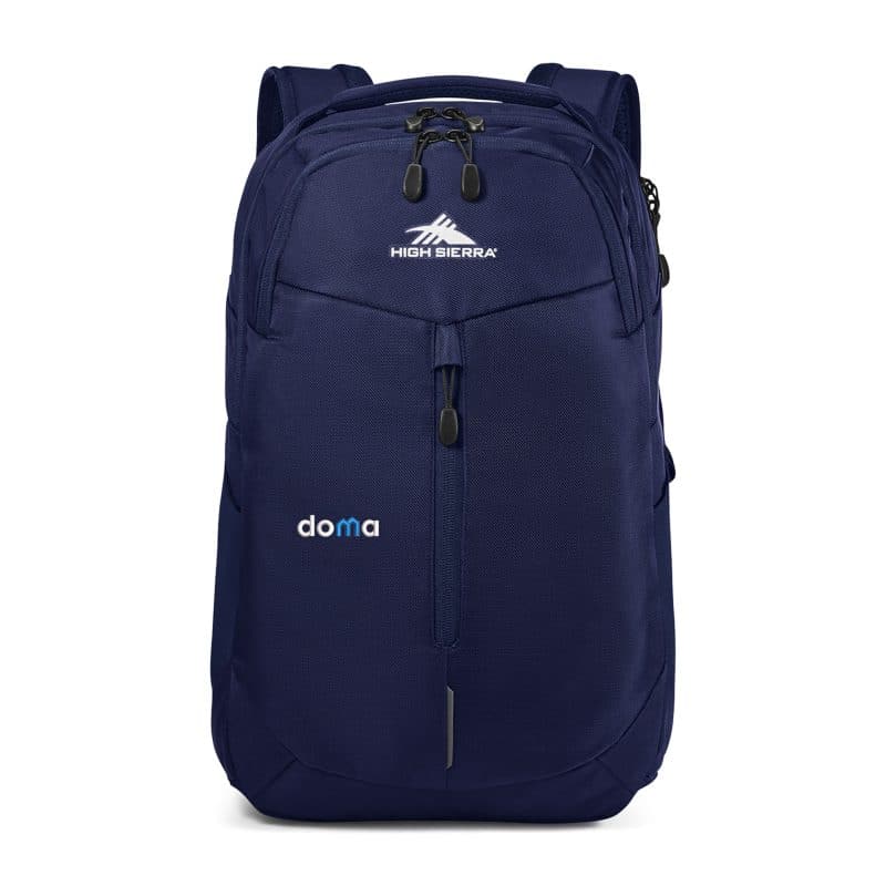 Custom High Sierra® Swerve Pro Laptop Backpack - True Navy
