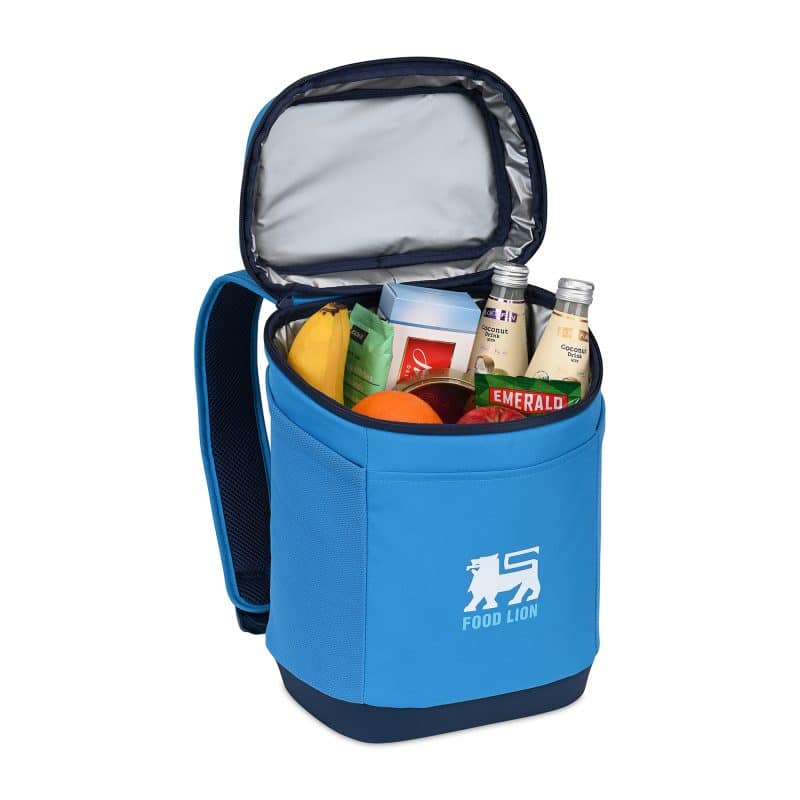 Custom Igloo® Day Chiller Backpack 12 Can Soft Cooler - Brilliant Blue - 3