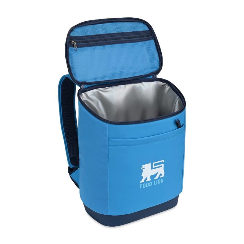 Custom Igloo® Day Chiller Backpack 24 Can Soft Cooler - Brilliant Blue - 2
