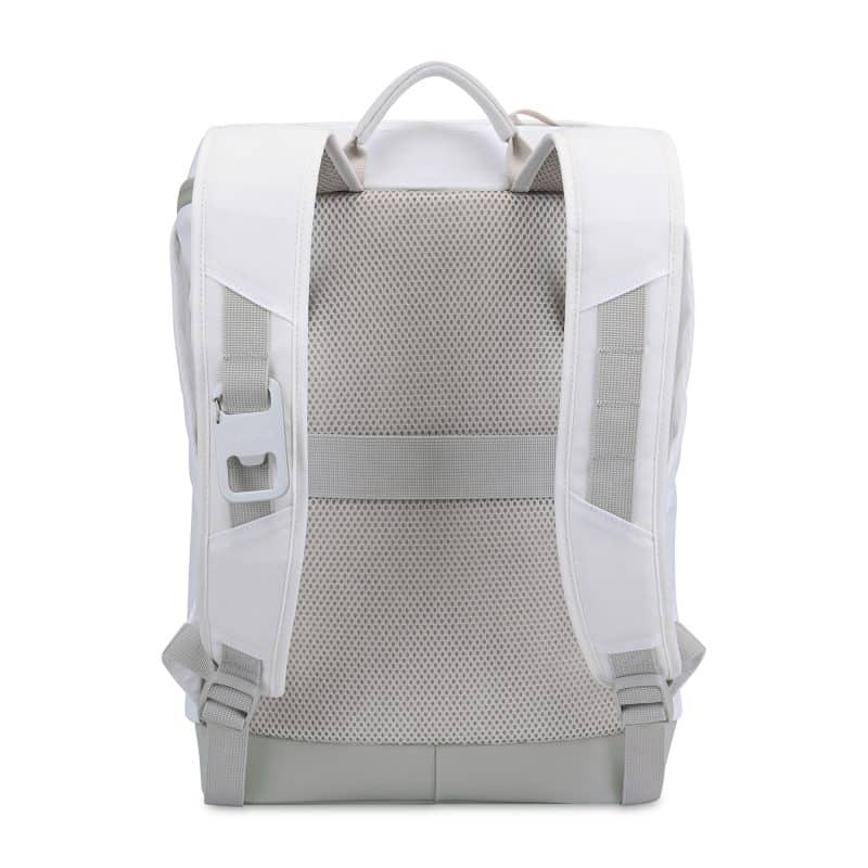 Custom Igloo® Day Chiller Backpack 24 Can Soft Cooler - Cloud White - 4