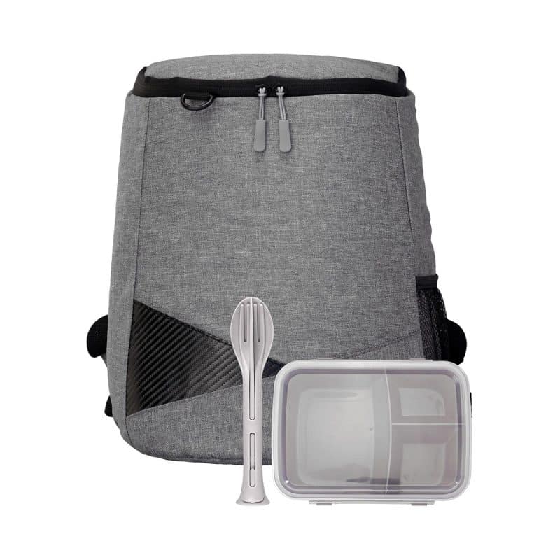 Custom Lunch To Go & Utensil Backpack Set - 5