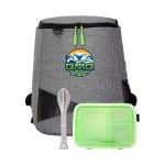 Custom Lunch To Go & Utensil Backpack Set - 6