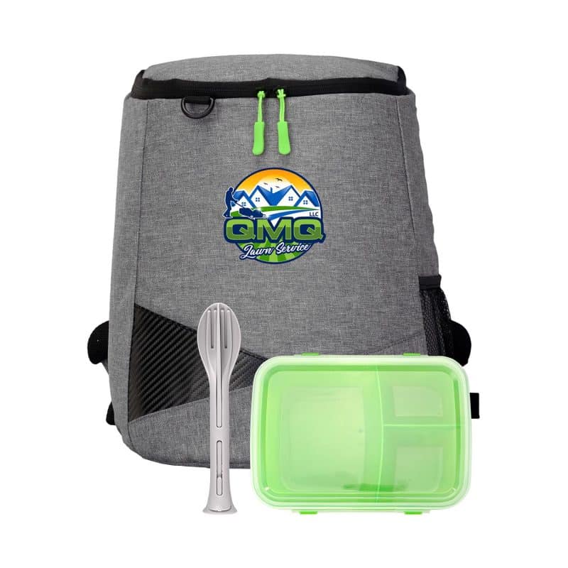 Custom Lunch To Go & Utensil Backpack Set - 6