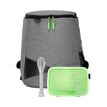 Custom Lunch To Go & Utensil Backpack Set - 7