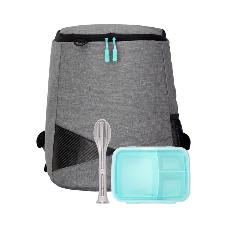 Custom Lunch To Go & Utensil Backpack Set - 9