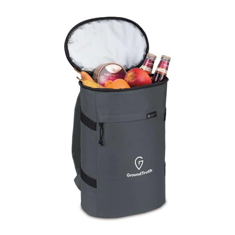 Custom Renew rPET Backpack Cooler - Durango Grey - 3