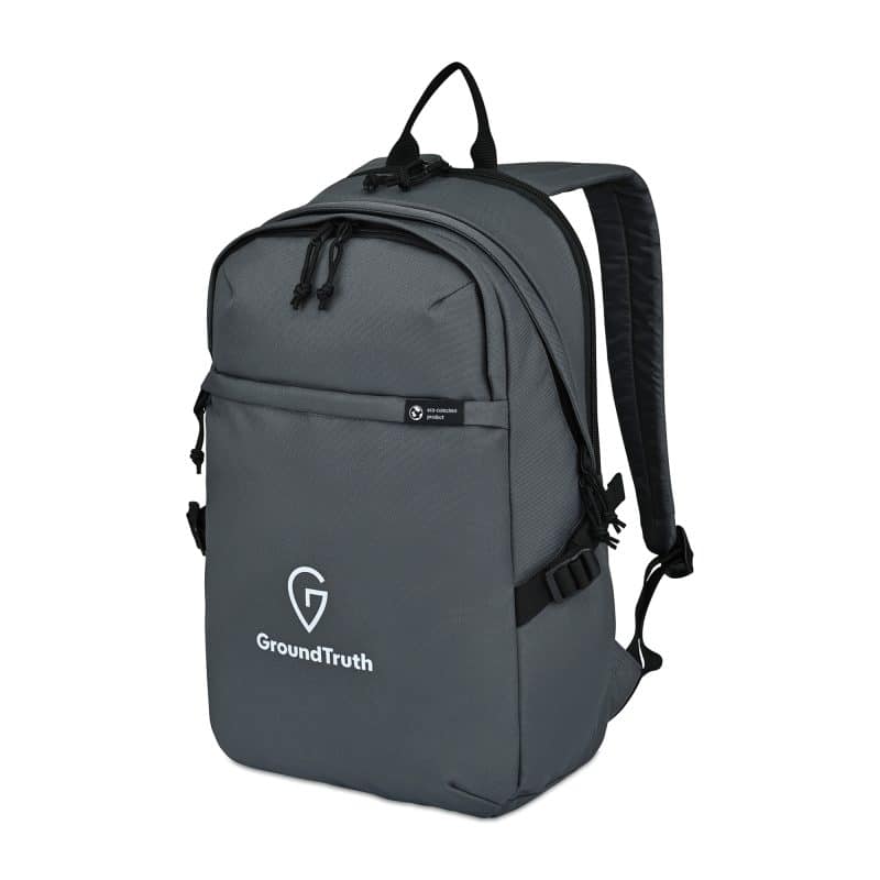 Custom Renew rPET Computer Backpack - Durango Grey - 4