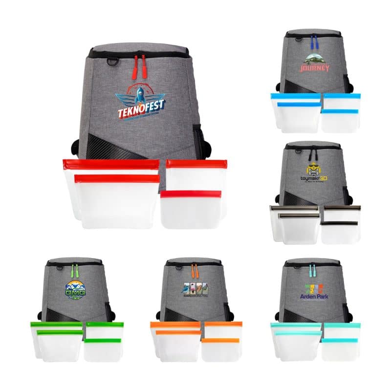 Custom Reusable Food Storage Backpack Set