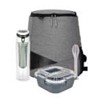 Custom Trendy Lunch Box & Utensil Backpack Set - 7