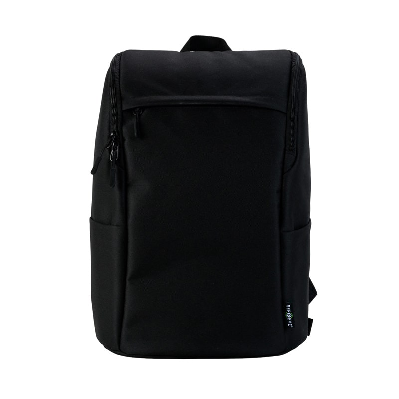 Custom Coral Repreve RPET 20-Can Backpack Cooler - 1