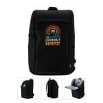 Custom Coral Repreve RPET 20-Can Backpack Cooler