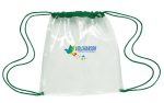 Custom Good Value™ Clear Game Drawstring Backpack - 1