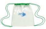 Custom Good Value™ Clear Game Drawstring Backpack - 3