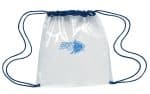 Custom Good Value™ Clear Game Drawstring Backpack - 5