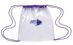 Custom Good Value™ Clear Game Drawstring Backpack - 6