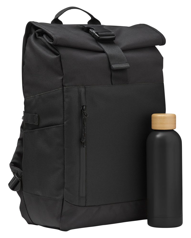 Custom Grove Rolltop Travel Laptop Backpack - 8