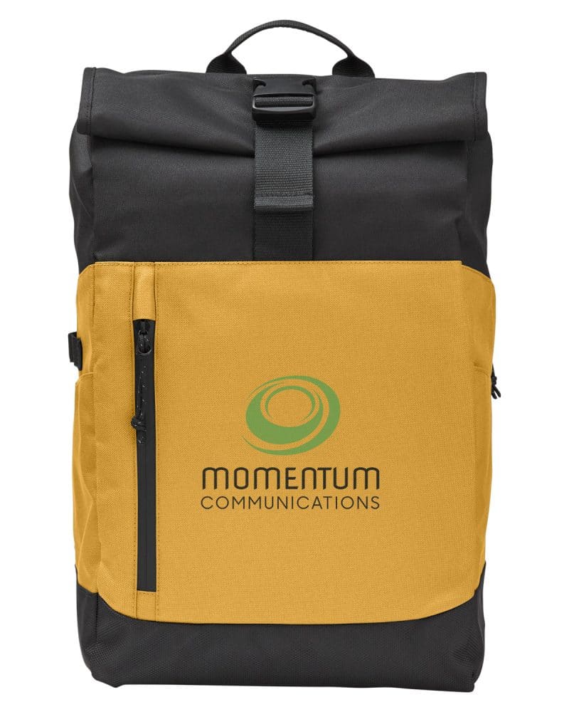 Custom Grove Rolltop Travel Laptop Backpack