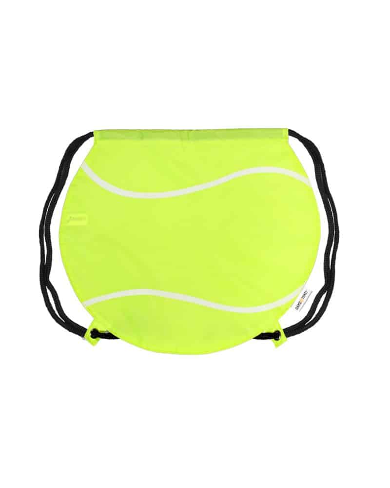 Custom Tennis Ball Drawstring Bag - 2