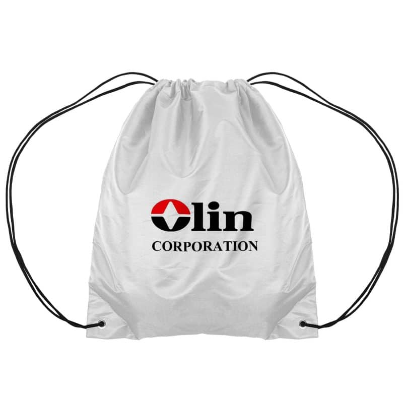 Custom 210D Polyester Drawstring Backpack - 4