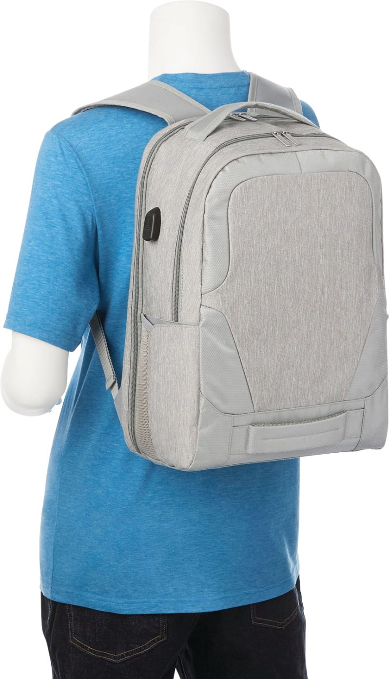 Custom Overland TSA Friendly 17" Laptop Backpack with USB Port - 9