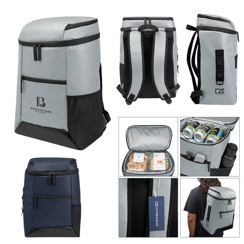 Custom Cutter & Buck 18 Can Cooler Backpack