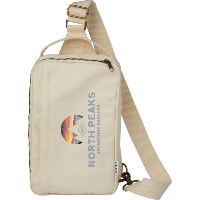 Custom Feed Organic Sling Backpack