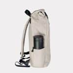Custom Malibu - Roll Top Laptop Backpack (Tan) - 3