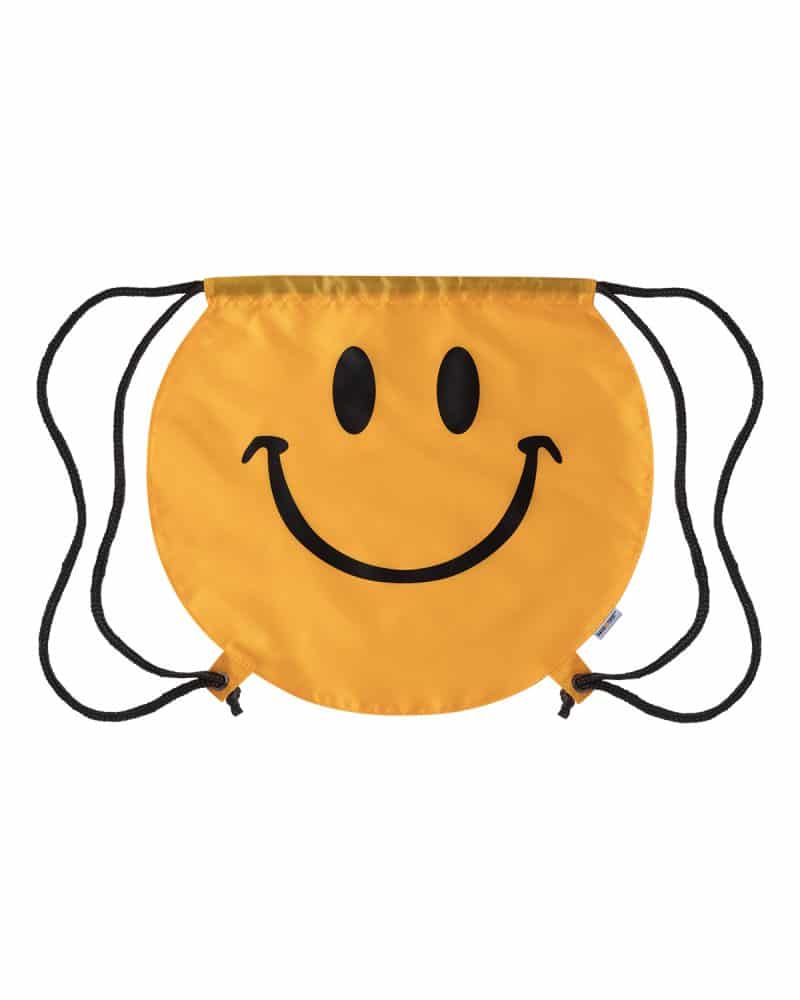 Custom Smiley Face Drawstring Bag - 3