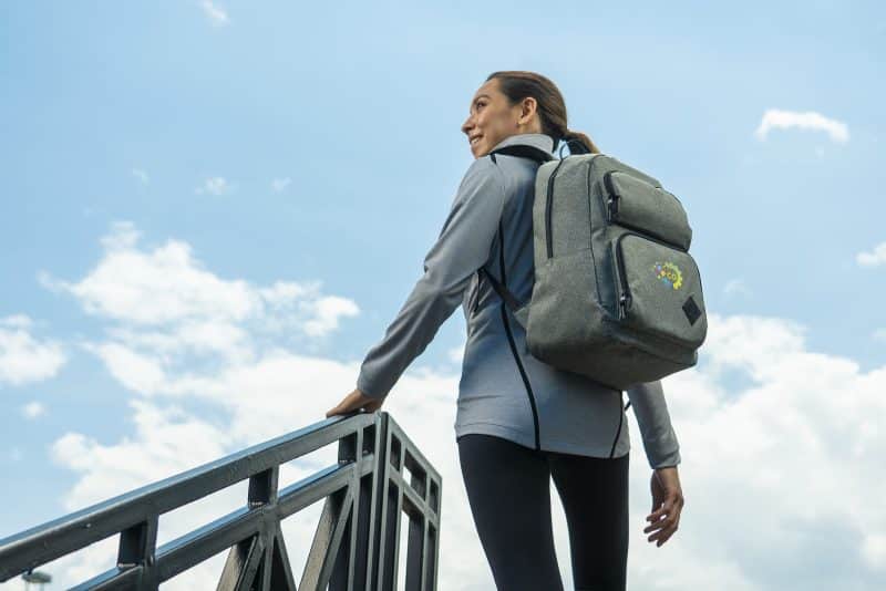 Custom Graphite Deluxe 15" Laptop Backpack - 6