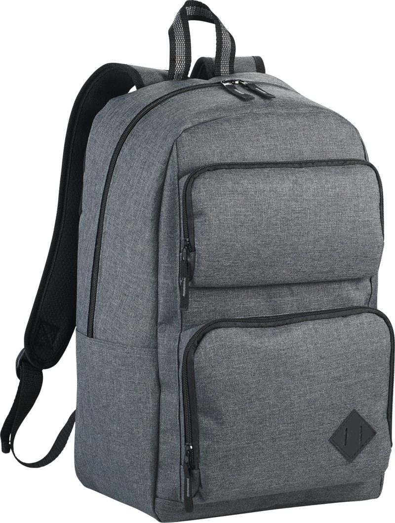 Custom Graphite Deluxe 15" Laptop Backpack - 9