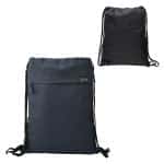 Custom Lakeshore Recycled Nylon Drawstring Bag - 1
