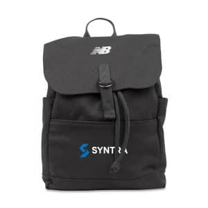 Custom New Balance® Canvas Backpack - Black