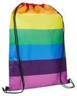 Custom Rainbow Pride Drawstring Bag. - 4