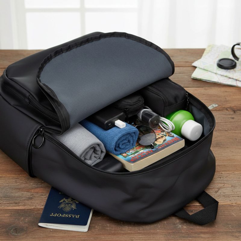 Custom Ferox Multi-Zipper Compartment Backpack - 7