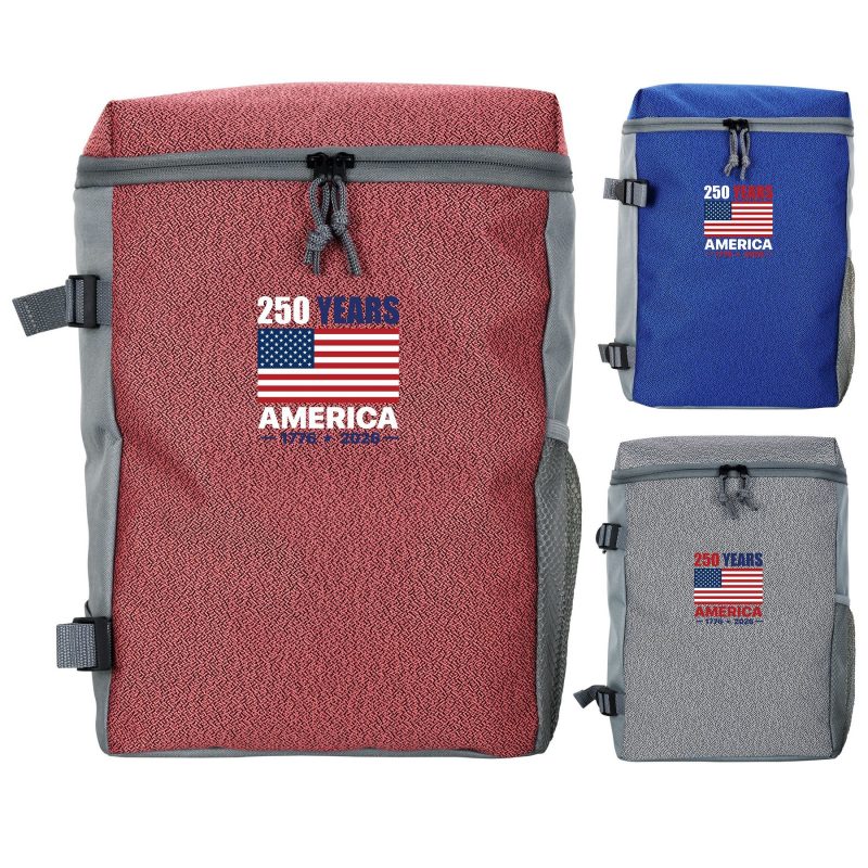 Custom Patriotic Speck Cooler Backpack - 1