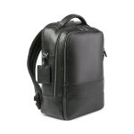 Custom Samsonite Leather Laptop Backpack - Black - 3
