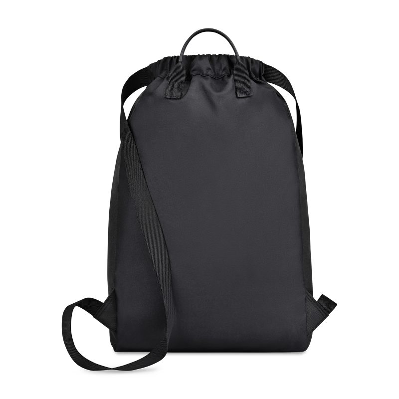 Custom American Tourister® Embark Recycled rPET Cinchpack - Black - 3