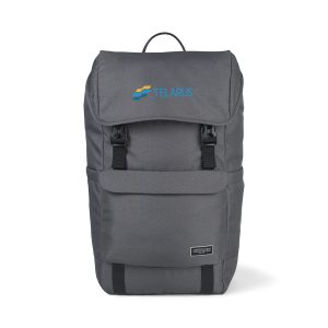 Custom American Tourister® Embark Recycled rPET Laptop Backpack - Gunite