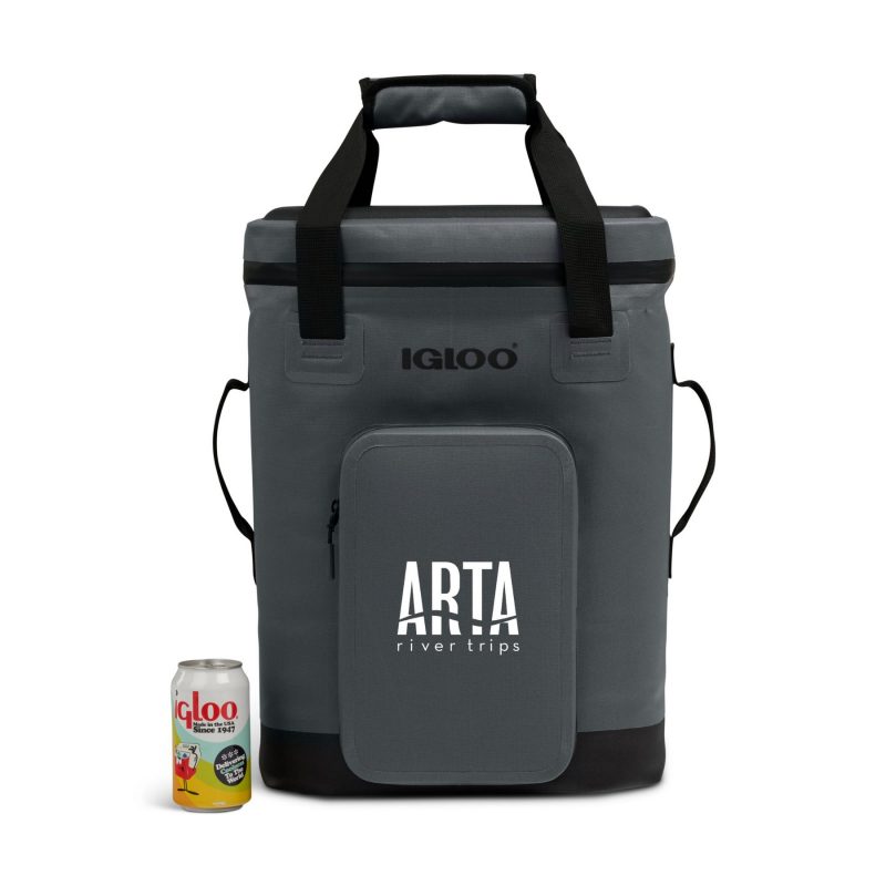 Custom Igloo® Trailmate 32 Can Backpack Cooler - Carbonite - 6